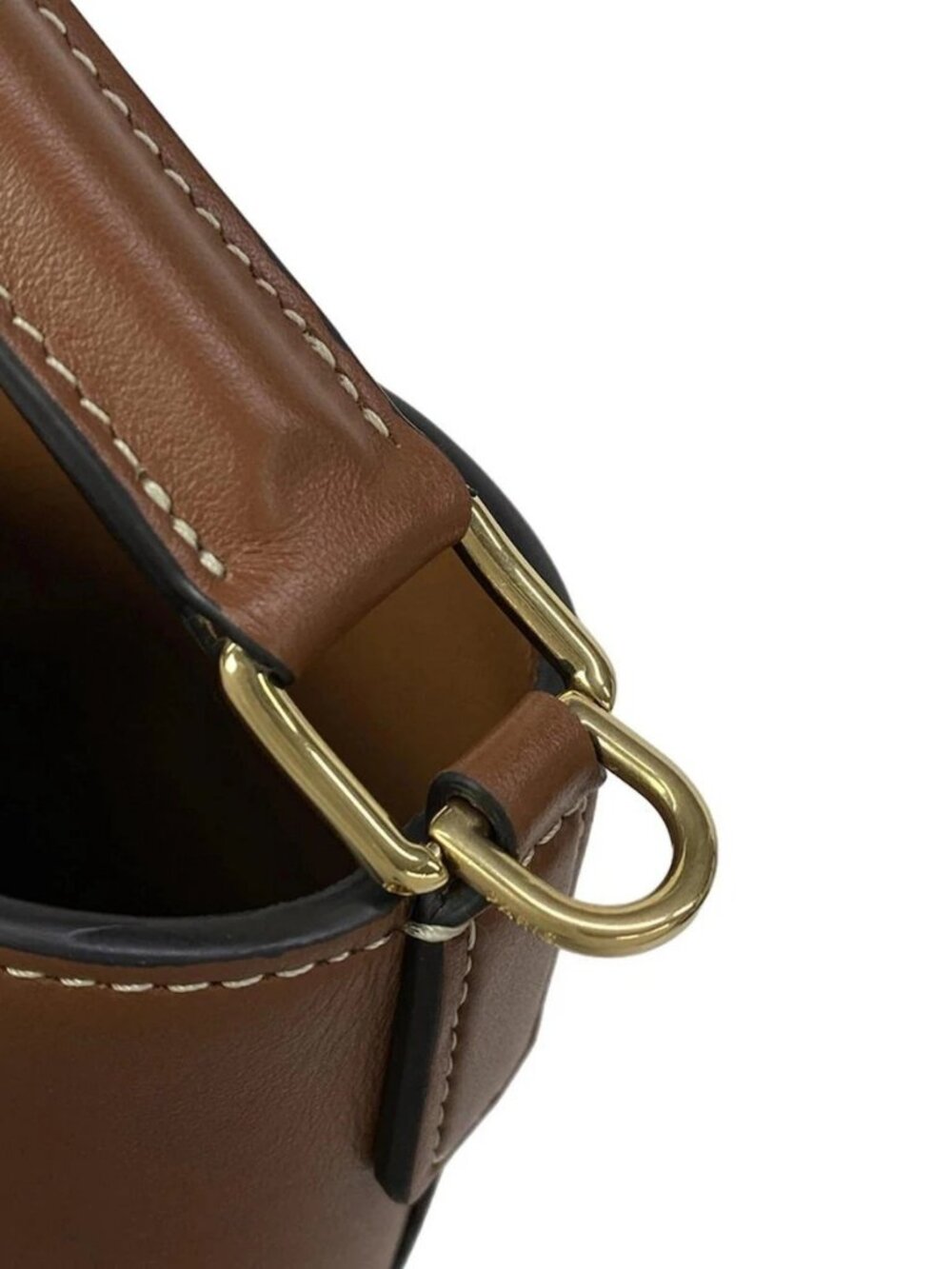 CELINE Medium Bucket Louise 116613FX9.04LU Tan (Brown) Smooth Calfskin - Picture 9 of 16